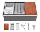 Pileta De A.inox 70x45x22 + Accesorios - Cagliari