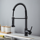 Monocomando Cocina Palito Extensible Negro- Cagliari