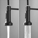 Monocomando Cocina Palito Extensible Negro- Cagliari